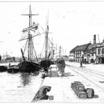 Poole Quay and Harbour Office, Old Poole circa 1900